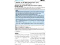 [thumbnail of Gallacher et al. 2013 A Platform for the Remote Conduct of Gene-Environment Interaction Studies.pdf]