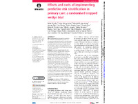 [thumbnail of Snooks et al. 2019 Effects and costs of implementing predictive risk stratification in primary care.pdf]
